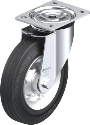 Blickle L-V 200K Zwenkwiel Wieldiameter: 200 mm Draagvermogen (max.): 205 kg 1 stuk(s)