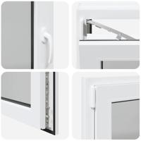 Kelderraam RISOR 110x50 cm draaikiep-draai DIN rechts wit - thumbnail