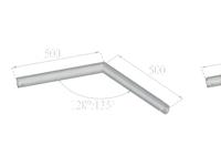 ALUTRUSS DECOLOCK DQ1-SC23 2-way Corner 135Â° bk - thumbnail