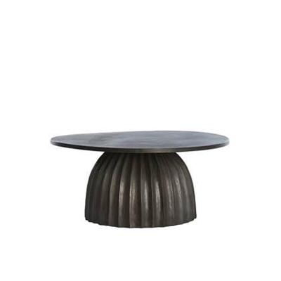 Light & Living Ronde Salontafel 'Veglia' 70cm, kleur Donkerbruin