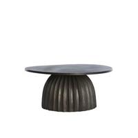 Light & Living Ronde Salontafel 'Veglia' 70cm, kleur Donkerbruin - thumbnail