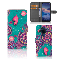 Nokia 5.4 Hoesje Cirkels en Vlinders - thumbnail