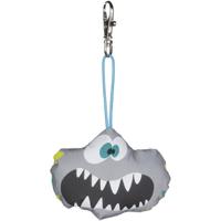 Wowow Sleutelhanger Crazy Monster Kris 10 Cm Katoen Grijs - thumbnail