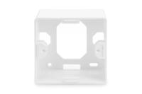 Digitus DN-9006/B5-N Netwerkdoos Opbouw (op muur) CAT 6 2 poorten Zuiver wit 5 stuk(s) - thumbnail