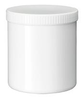 Blockland Zalfpot wit PP plastobel gedopt 1000ml 18 Stuks - thumbnail