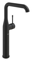 Grohe Essence New 1-gats wastafelkraan xl-size m. gladde body voorsprong 17.9cm phantom black 24170kf1 - thumbnail