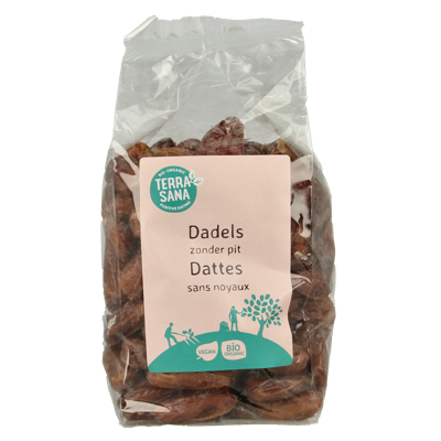 TerraSana RAW dadels zonder pitten bio 750 Gram