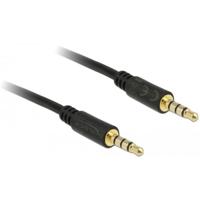 Delock 83437 Stereo Jack Kabel 3,5 mm 4-pins male naar male 3 m zwart - thumbnail