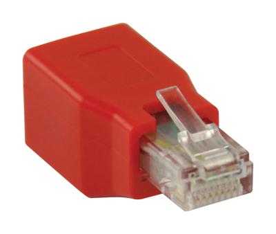 Valueline VLCB89251R Netwerkadapter Rj45 Male - Rj45 Female Rood