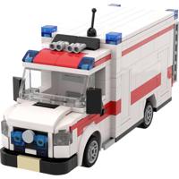 BRIXIES Plus Rettungswagen / Ambulance Constructieset - thumbnail