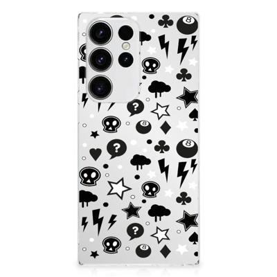 Silicone Back Case Samsung Galaxy S23 Ultra Silver Punk Silicone Back Case Samsung Galaxy S23 Ultra Silver Punk