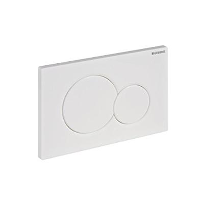 Geberit Sigma 01 bedieningspaneel glans wit voor Sigma reservoirs 8cm (UP720) en 12cm (UP320)