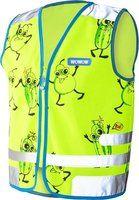 Wowow Reflectievest kids comic veggie maat m groen