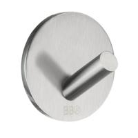 Smedbo Beslagsboden Handdoekhouder - 3x3x2.2cm - zelfklevend - RVS Geborsteld Edelstaal B1080/4 - thumbnail