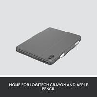 Logitech Rugged Folio Grafiet Smart Connector AZERTY Frans - thumbnail