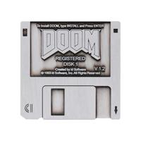 Doom Pin Badge Floppy Disk Limited Edition - thumbnail