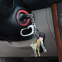 NITE Ize KLKBF-11-R6 BigFoot Locker KeyRack Sleutelkarabijn RVS 1 stuk(s) - thumbnail