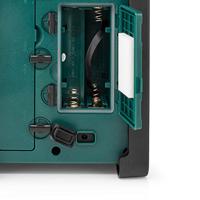 DAB+ Radio | Bouwradio | DAB+ / FM | 2.2 " | Zwart-Wit Scherm | Batterij Gevoed / Netvoeding | Digitaal | 15 W | Bluetooth® | Wekker | IP65 | Handgreep | Groen / Zwart - thumbnail