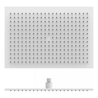 Hoofddouche Tres Plafonduitloop 45x31.5 cm Mat Wit Tres - thumbnail