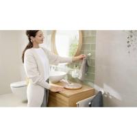 tesa MOON WHITE Handdoekhaak Lijm Metaal - thumbnail