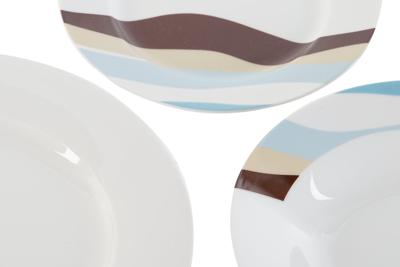 Serviesset Home ESPRIT Blauw Groen Multicolour Porselein Tropisch 18 Onderdelen 27 x 27 x 2 cm Serviesset Home ESPRIT Blauw Groen Multicolour Porselein Tropisch 18 Onderdelen 27 x 27 x 2 cm