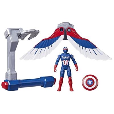 Captain America Flight Control-figuur, Marvel Epic Hero Series Captain America: Brave New World, vanaf 4 jaar