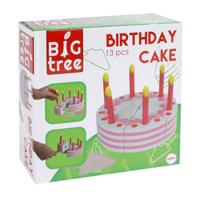 Big Tree Verjaardagstaart Hout, 13dlg. - thumbnail