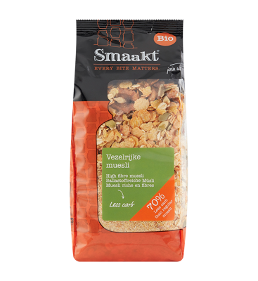 Smaakt Less Carb Vezelrijke Muesli Smaakt Less Carb Vezelrijke Muesli