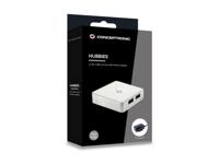 Conceptronic HUBBIES03W USB 3.2 Gen 1-hub 4 poorten Wit - thumbnail