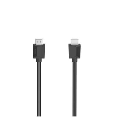Hama HIGH-SPEED HDMI-KABEL, 4K, CONNECTOR - CONNECTOR, ETHERNET, 0,75 M HDMI kabel Zwart Hama HIGH-SPEED HDMI-KABEL, 4K, CONNECTOR - CONNECTOR, ETHERNET, 0,75 M HDMI kabel Zwart