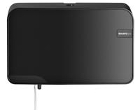 Toiletpapierdispenser quartzline q2 duo zwart - thumbnail