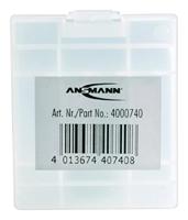 Ansmann Box 4 Batterijbox Aantal cellen: 4 AAA (potlood), AA (penlite) (l x b x h) 67 x 55 x 22 mm - thumbnail