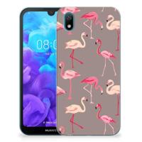 Huawei Y5 (2019) | TPU Hoesje | Flamingo - thumbnail
