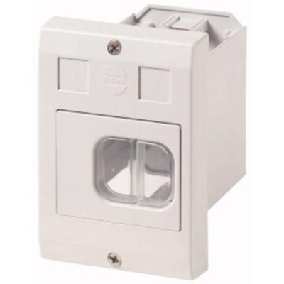 Eaton E-PKZ01-G 281634 Lege behuizing Inbouw, Met schakelaar, Met membraam (l x b x h) 80 x 85 x 129 mm Grijs 1 stuk(s) Piece