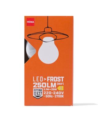 HEMA Led Peer Glass Frost E27 2.1W 250lm