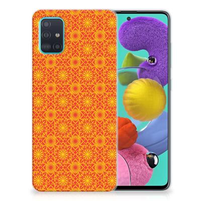 Samsung Galaxy A51 | TPU bumper | Batik Oranje Samsung Galaxy A51 | TPU bumper | Batik Oranje