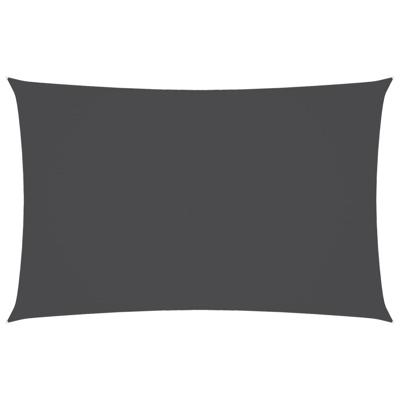 VidaXL Zonnescherm rechthoekig 2,5x5 m oxford stof antracietkleurig VidaXL Zonnescherm rechthoekig 2,5x5 m oxford stof antracietkleurig