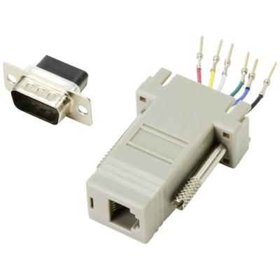 TRU COMPONENTS D-sub adapter D-sub stekker 9-polig - RJ12-bus 1 stuk(s)