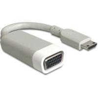 Delock 65471 HDMI / VGA Adapter [1x HDMI-stekker C mini - 1x VGA-bus] Wit 15.00 cm - thumbnail