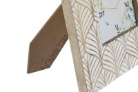 Fotolijsten DKD Home Decor 22,5 x 2 x 28 cm Kristal Bruin Wit Mangohout Stads - thumbnail