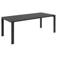 Bendt Eettafel 'Latandra' Keramiek, 200 x 90cm, kleur Zwart - thumbnail