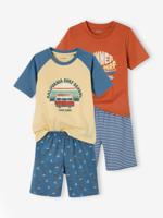 Set met 2 pyjamashorts "Summer Surf" voor jongens jeansblauw - thumbnail