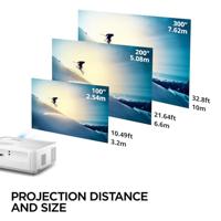 Viewsonic PX704HD Beamer Laser 4000 ANSI-lumen 1920 x 1200 WUXGA Met afstandsbediening, Zoomfunctie, Geïntegreerde luidspreker - thumbnail