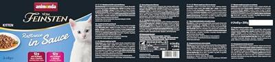 ANIMONDA Vom Feinsten Kitten Raffinesse in sauce - nat kattenvoer - 24x85g