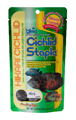 Hikari Cichlid Staple Mini 250g - Voedingsrijke Groei & Gezondheid Voer voor Carnivore Cichliden - thumbnail