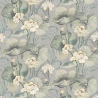 Dutch Wallcoverings Designology - Waterlily Silver - Multi - thumbnail