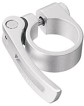 Zadelpenklem Ergotec SCQ-080 ø28.6 mm aluminium met snelspanner - zilver Zadelpenklem Ergotec SCQ-080 ø28.6 mm aluminium met snelspanner - zilver