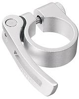 Zadelpenklem Ergotec SCQ-080 ø28.6 mm aluminium met snelspanner - zilver - thumbnail
