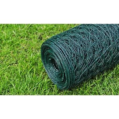 VidaXL Kippengaas 25x0,5 m met pvc coating groen VidaXL Kippengaas 25x0,5 m met pvc coating groen