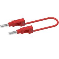 Electro PJP 2217/600V-CD1-200R Meetsnoer Bananenstekker Bananenstekker 2.00 m Rood 1 stuk(s) - thumbnail
